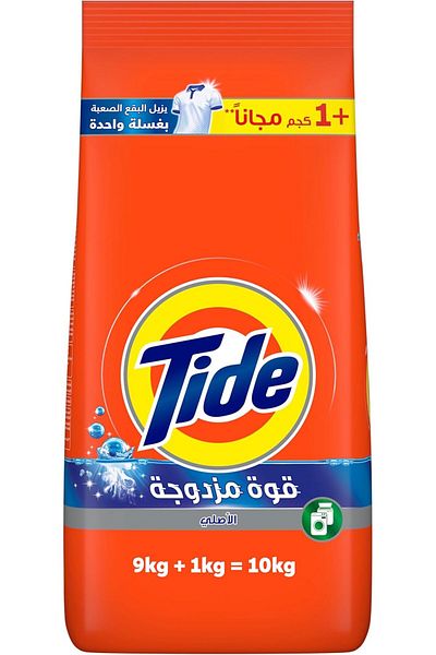 Tide Automatic Original Powder Detergent 10kg(9KG 1KG FREE)