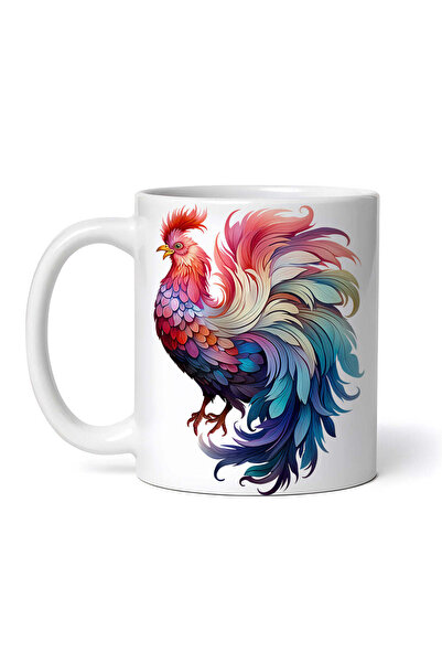 OEM Εξατομικευμένη λευκή κούπα, Eric the Rooster, INOVATIX®. 330ml