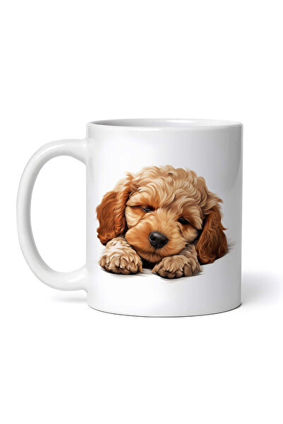 OEM Εξατομικευμένη λευκή κούπα, Cockapoo, INOVATIX®. 330ml