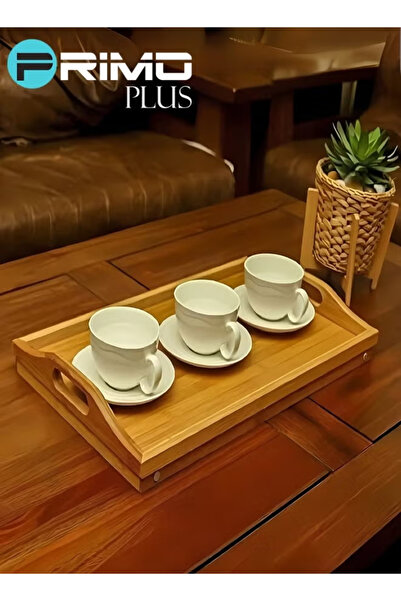 Primo Plus Bed Tray Table With Folding Legs Brown