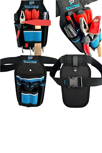 Satış Diyarı Hırdavat Çantası Bel Çantası,Alet Takım Çantası Kemer Klipsli Plastik korumalı 8 Bölmeli