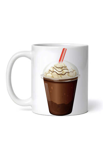 OEM Cană albă personalizată, Cafea cu frișcă, INOVATIX®. 330ml