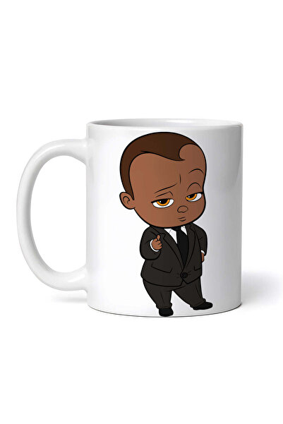 OEM Εξατομικευμένη Λευκή Κούπα, Boss Baby, Inovatix®. 330ml