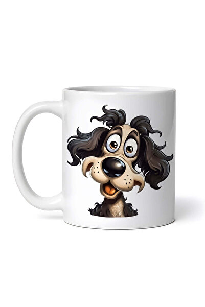 OEM Cană albă personalizată, Arthur Câinele Nebun, INOVATIX®. 330ml