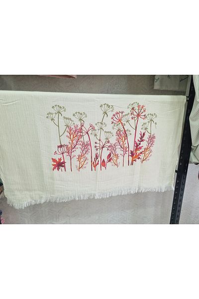 Minteks Mi̇nteks - Muslin Double Layer Peshtemal - 100% Cotton - Organic - Printed