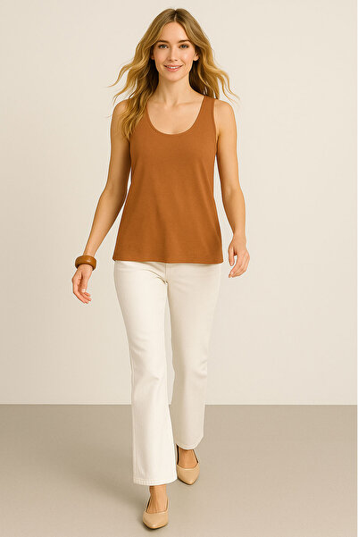 EFFE Μπλουζάκι αθλητή 3 τεμαχίων σε γραμμή Α από βαμβακερό χοντρό λουράκι