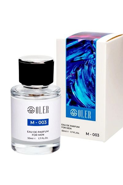 Smella Kozmetik Apa de parfum Oler M003, No 77, Fresh-Lemnos, Barbati, 50 ml