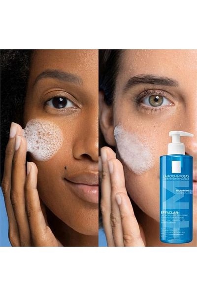 La Roche Posay غسول جل رغوي منظف للبشرة الدهنية الحساسة - 400 مل من لاروش بوزيه