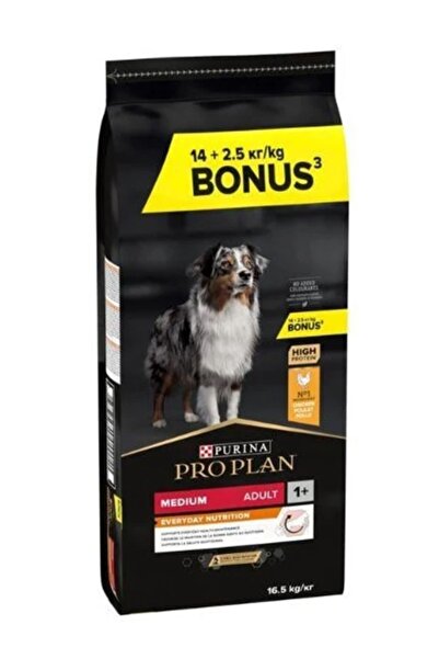 Pro Plan Proplan Medium Adult Tavuklu Yetişkin Köpek Maması 16,5 kg