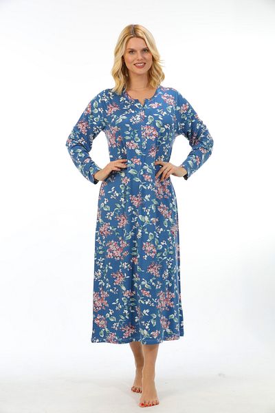 Etoile Women's Bamboo Long Home Dress Nightgown