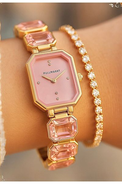 pullmarkt Waterway Stone Bracelet + Stone Model Wristwatch