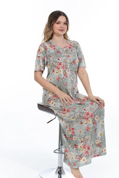Etoile ثوب نوم نسائي طويل مصنوع من الخيزران