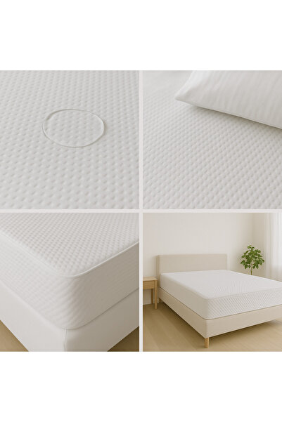 MaCaStore Antibakteriyel Sıvıgeçirmez Pamuklu Alez Yatak Koruyucu