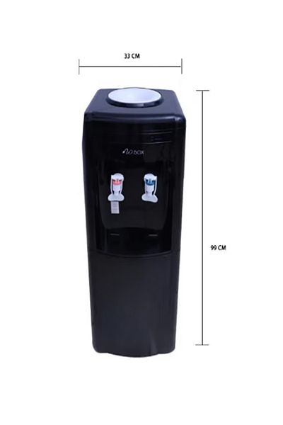 Wbox W.BOX Water Dispenser with 2 Taps - Cold/Hot - 20 Liters, Black | KWD708