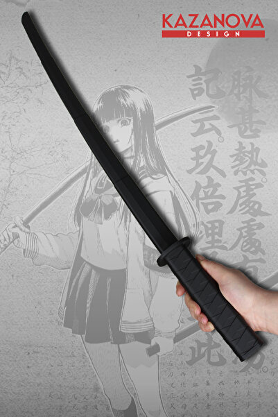 Kazanova Design Katlanabilir Katana Plastik Siyah Basic 80 CM