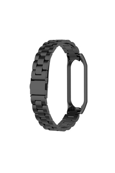 Dmay Xiaomi Mi Band 7 Uyumlu Hasır Milano Metal Kordon