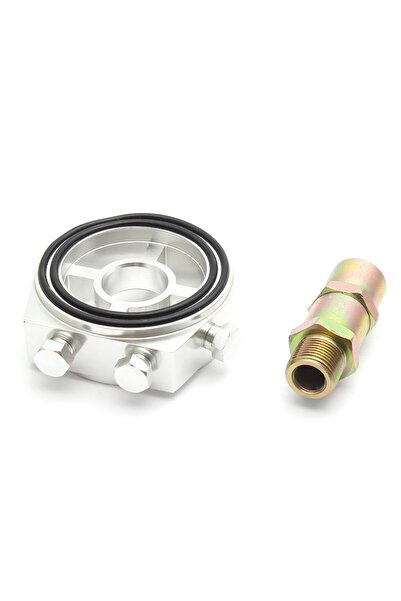 choice2 محول لوحة ساندويتش فلتر زيت السيارة من الألومنيوم الفضي العالمي، مستش...