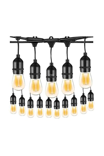 SIKS Șir luminos decorativ, 15 metri, lumină caldă, interconectabil, 2W, 3000...