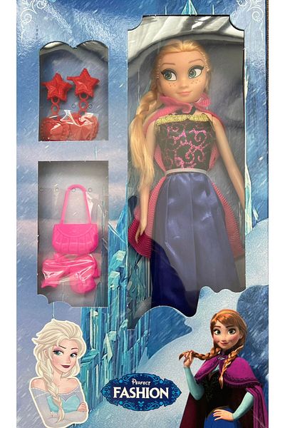 alpmodel Frozen Elsa Earring Bag Doll 28 cm