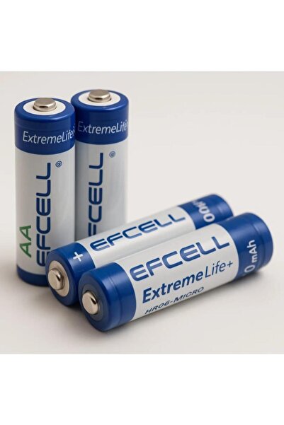 abnturk Yeni Nesil Şarj Edilebilir Kalem Pil AA 1100 mAh 1000 Defaya Kadar Şa...