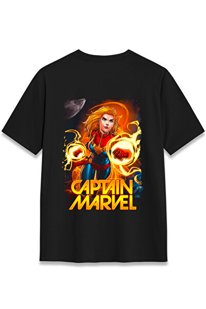 EZG Business Μπλουζάκι CPT MRVL με στάμπα στην πλάτη, Unisex, 100% βαμβακερό,...