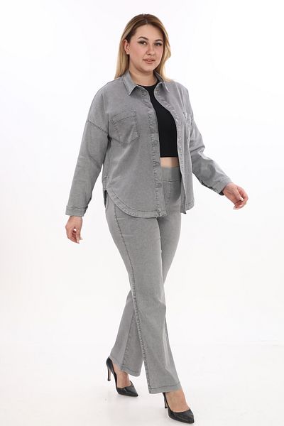 EXİTLİNE Women's Two Piece Suit Jacket Pants