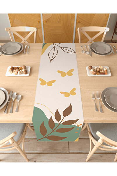 GREENDECOR زهرة البوهيمي نمط تصميم خاص عداء الرقمية المطبوعة ديكور مفرش المائ...