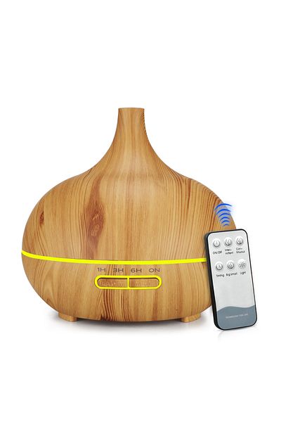 Echo Soul Echo Soul® 500 ml essential oil diffuser, for home, remote control, LED light and timer