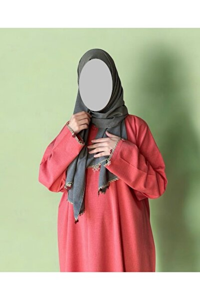 Nimet Abla Butik Hand Embroidered Prayer Robe Suit