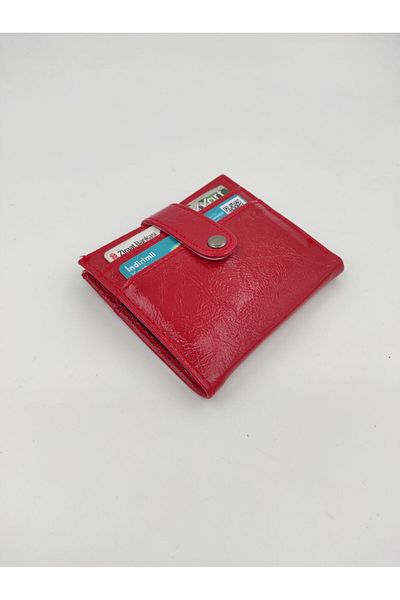 yuzuco Faux Leather Patent Leather Wallet with Money Compartment and Card Holder Stylish Wallet