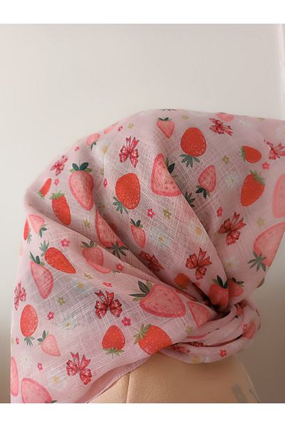 EMKSHOP 100% Cotton Children's Head Scarf (Light, Anti-Sweat, Anti-Slip) (80*80)