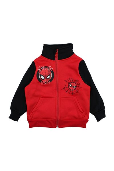 SPIDERMAN Children's Sweatshirt, Red, 128 Cm, 8 Years, , Marvel
