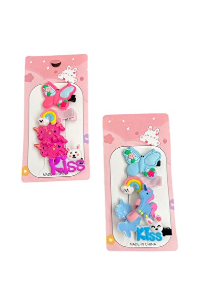 alpmodel Set de 5 catarame pentru fete cu tematică ponei, 1 bucată