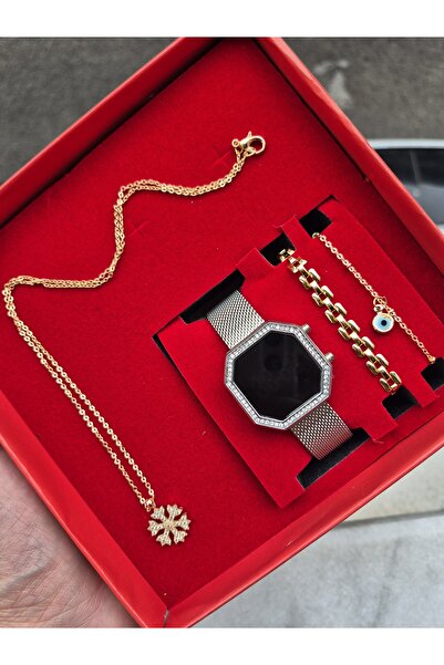 WERWOLF LED MODEL HASIR KORDON BİLEKLİK VE KOLYELİ SET