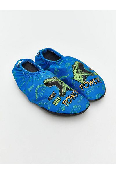 LC Waikiki Slip Stop Dinosaur Printed Boys' Sea Shoes (S5)
