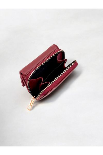 yuzuco Multi-Section Women's Wallet with Artificial Leather Straps