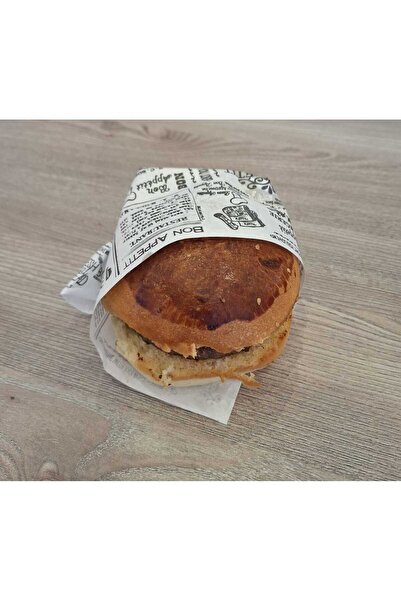 ambalajtoptancısı 24 Cm X 34 Cm 100 Adet Hamburger Ve Tost Paket Kağıdı Ve Servis Kağıdı