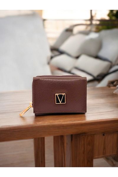 yuzuco ДАМСКИ ПОРТФЕЙЛ ОТ ИЗКУСТВЕНА КОЖА С МНОГО ОТДЕЛЕНИЯ И КОПЧЕТА