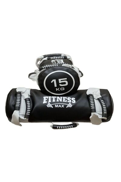 Fitness Max حقيبة رمل للتدريب على الأوزان الثقيلة بمقابض متعددة الأوزان - 15 كجم