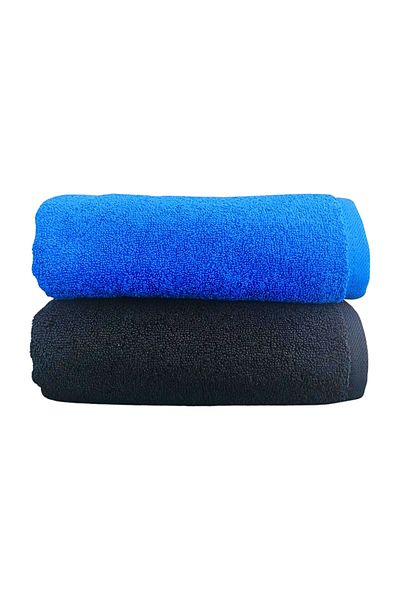 ILGIN HOME Premium 50X90 cm 100% Cotton Sports Towel Set of 2 Stylish and Soft Hand Towels for Yoga, Pilates, Sports
