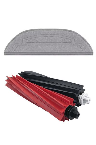 küche haus For Roborock S8 Maxv Ultra S8 Pro Compatible Mop Brush Side Brush Dust Bag Minimal Mop Set