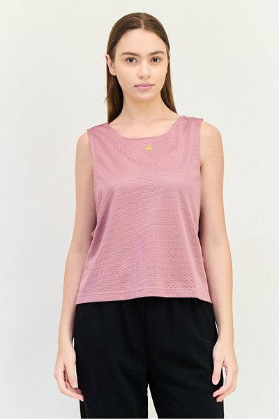adidas Women Sportswear Fit Sleeveless Training Tank Top, Mauve