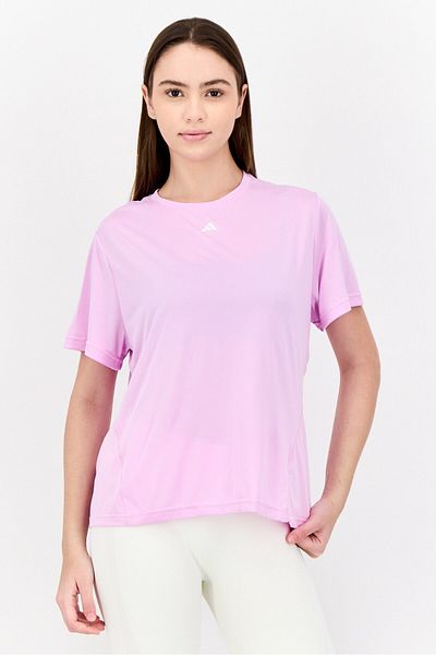 adidas Women Sportswear Fit Short Sleeves Training T-shirt, Lilac