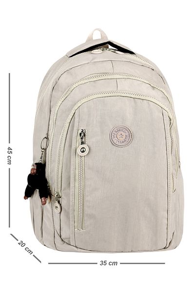 Niss Store Unisex Monkey Gift Waterproof Crinkle Daily Backpack and School Bag