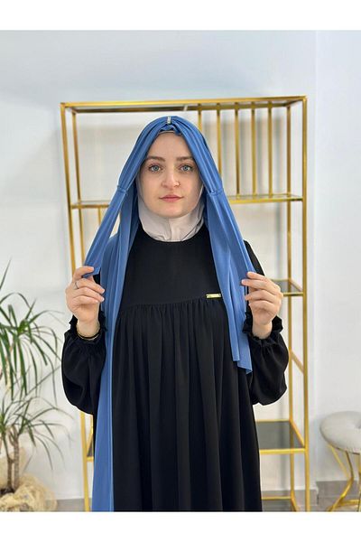 erasra class Rochie de seară Indigo, șal gata cu șireturi