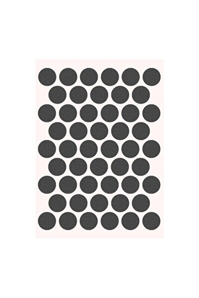 Genel Markalar Yapışkanlı Vida Gizleme Yapıştırma Vida Tapası Tıpası(50 Adet) - Antrasit Gri Kenar Bantları Çok Ren
