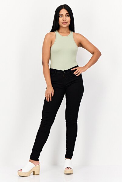 Levi's Women Super Skinny Fit Solid Stretchable Pants, Black