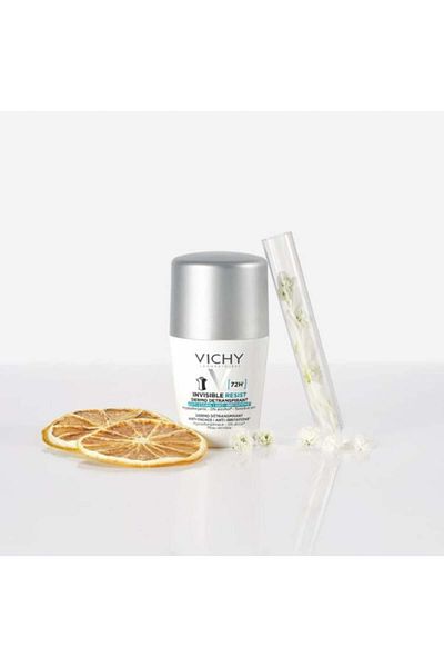 Vichy مزيل عرق مضاد للبقع والتهيج يدوم 72 ساعة للبشرة الحساسة من فيشي - 50 مل