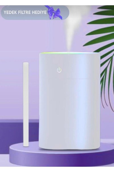 abnturk RGB Işıklandırmalı Buharlı Hava Nemlendirici Hava Temizleyici Yedek F...