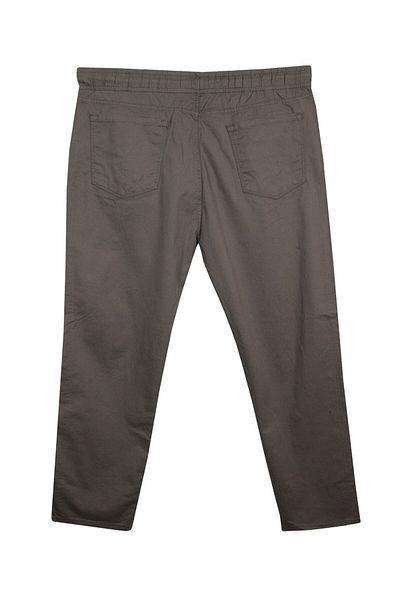tambattal Large Size Lace-Up Gabardine Trousers Soil